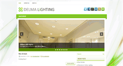 Desktop Screenshot of delmalighting.com